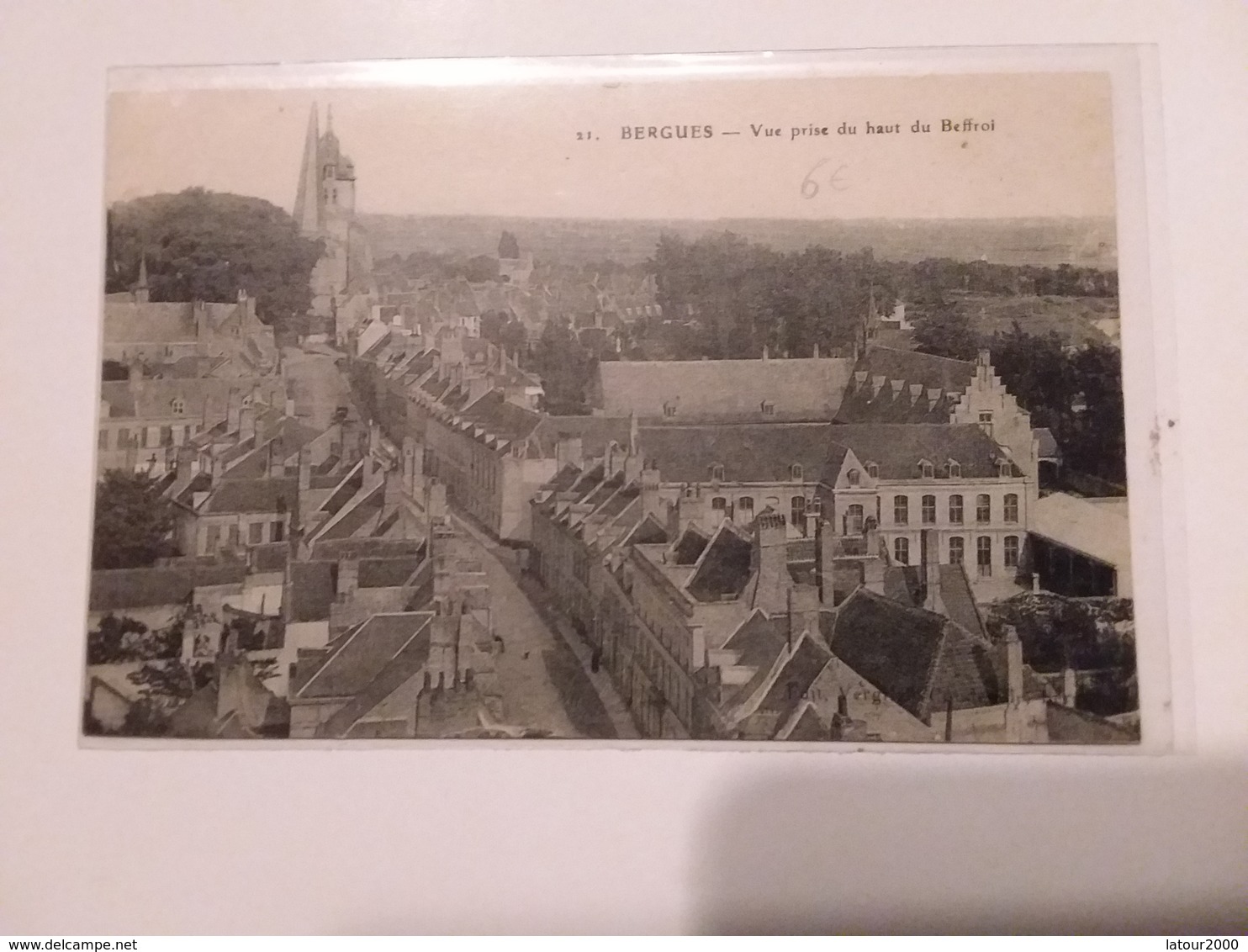 BERGUES VUE PRISE DU HAUT DU BEFFOI Vers Les Tours - Bergues