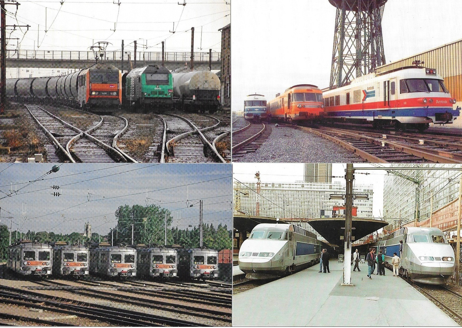 Trains Lot De 4 Cartes - 5 - 99 Cartoline