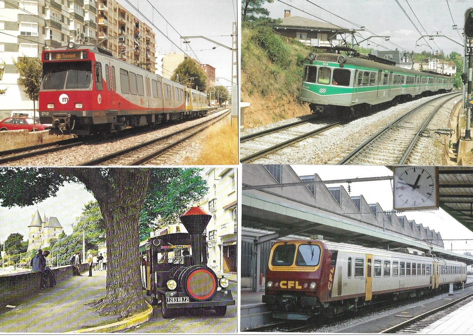 Trains Lot De 4 Cartes - 5 - 99 Cartoline