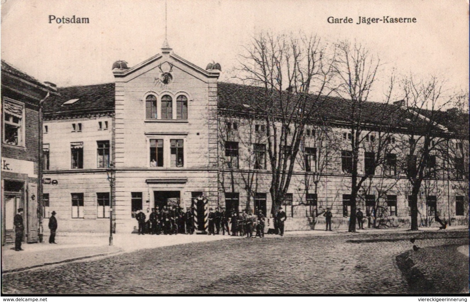 ! Alte Ansichtskarte Potsdam, Garde Jäger Kaserne , Militär, Militaria, 1916 - Potsdam