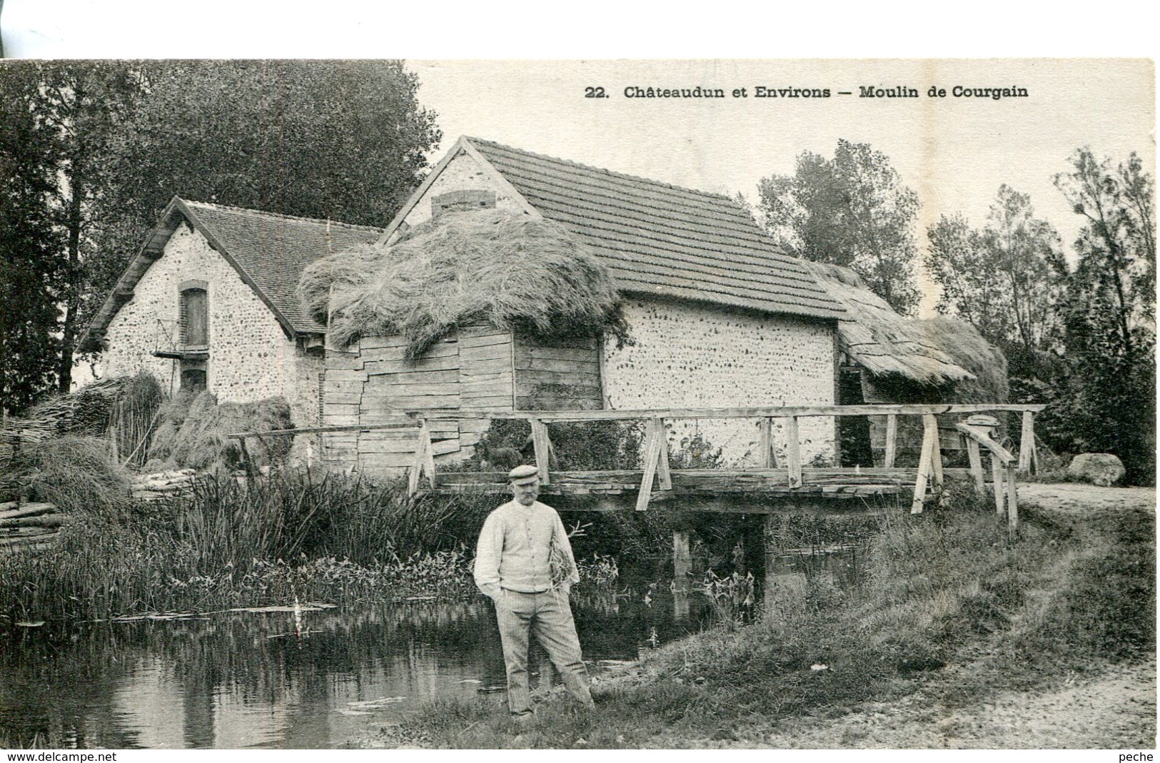 N°4916 T -cpa Moulin De Courgain- - Wassermühlen