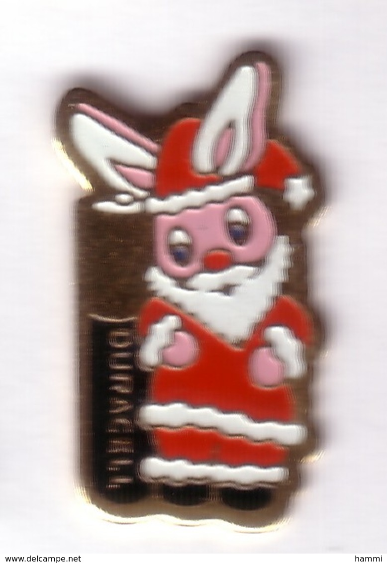 R274  Pin's Rabbit PÈRE NOEL LAPIN DURACELL 1 Achat Immédiat - Christmas