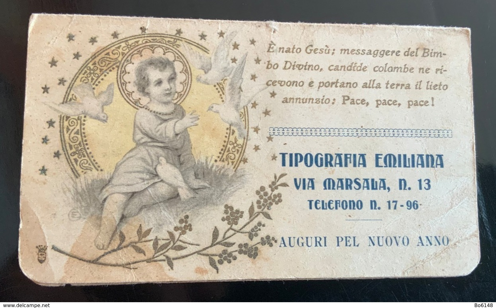 CALENDARIETTO Anno 1919 Tipografia Emiliana Bologna - Small : 1901-20