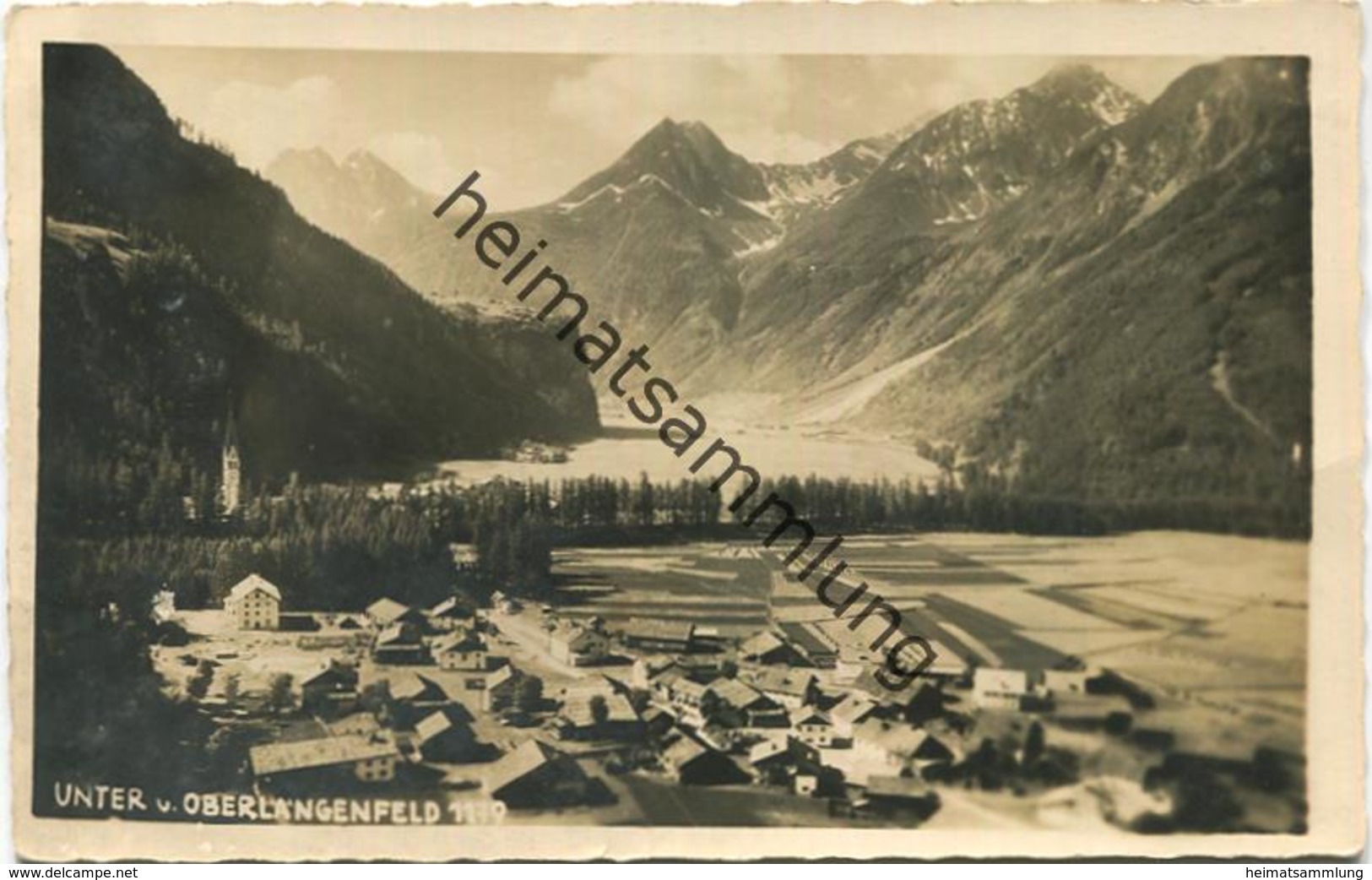 Unter- Und Oberlängenfeld - Foto-AK - Verlag Much Heiss Innsbruck Gel. 1943 - Längenfeld