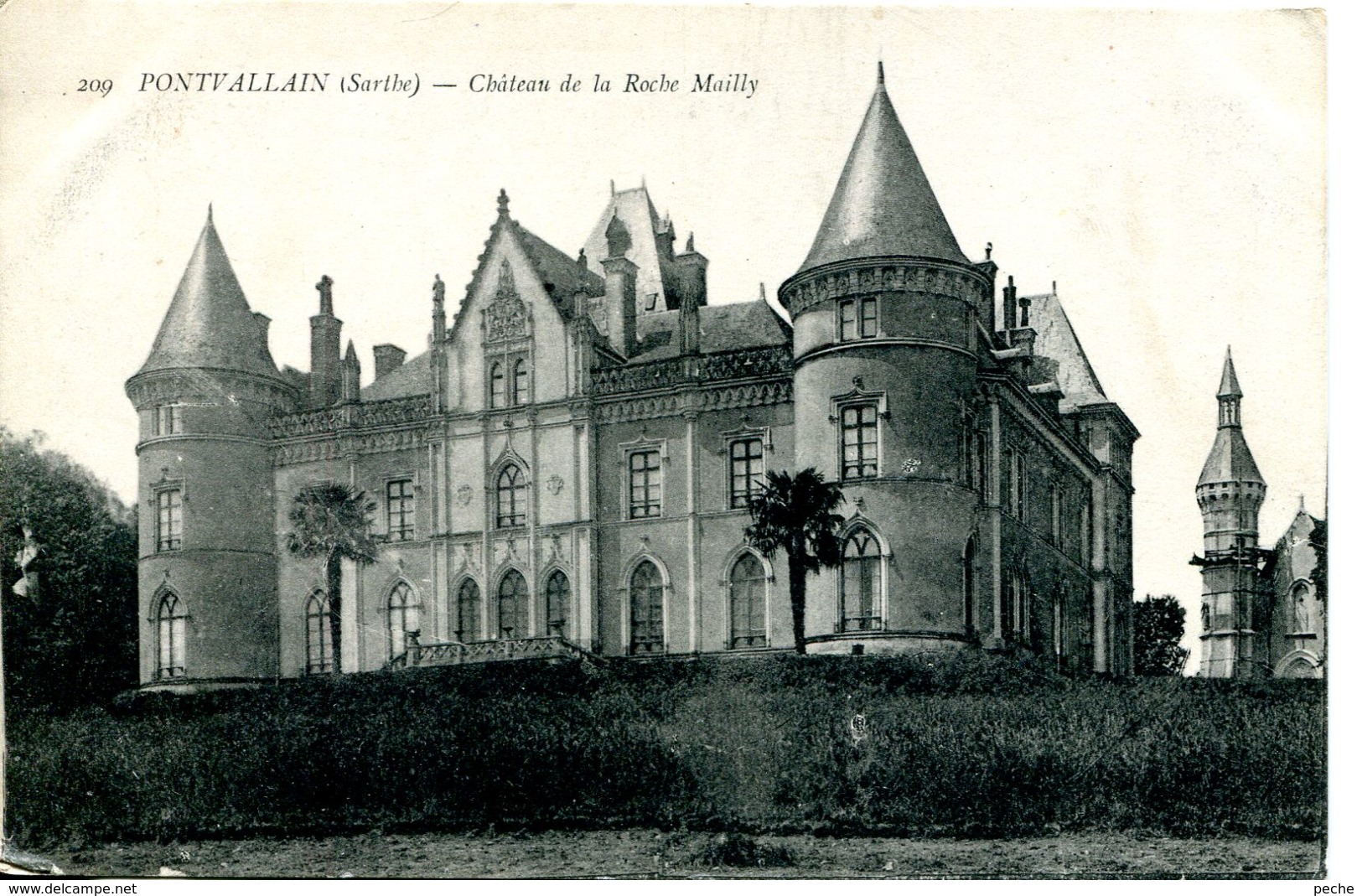 N°4928 T -cpa Pontvallain -château De La Roche Mailly- - Pontvallain