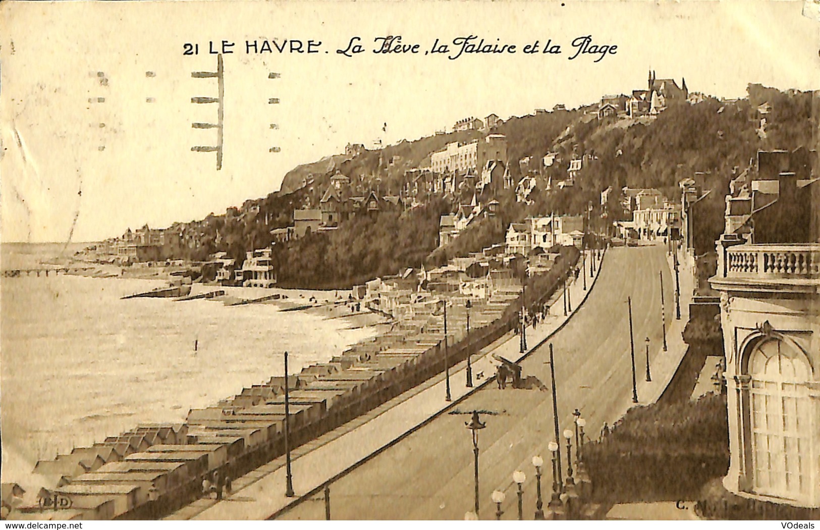 CPA - France - (76) Seine Maritime - Le Havre - La Hêve, La Falaise Et La Plage - Cap De La Hève