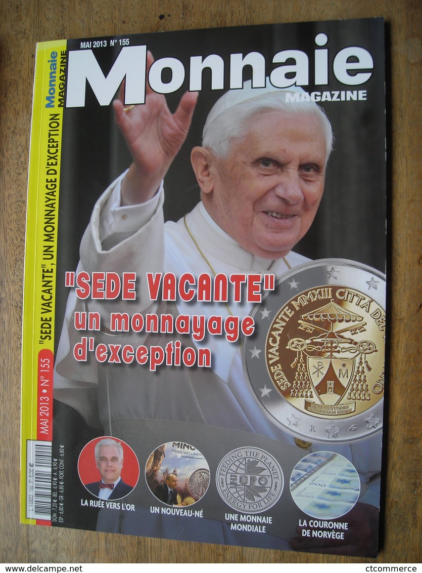 Monnaie Magazine  N° 155 Mai  2013 - Français