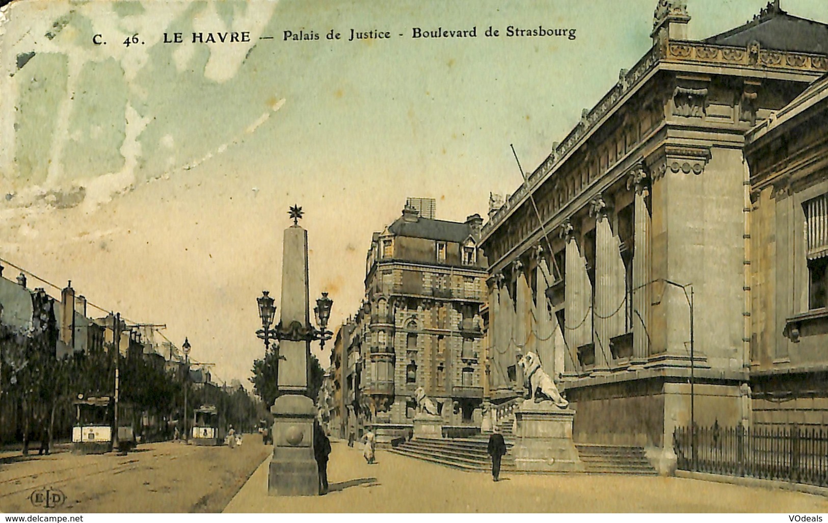 CPA - France - (76) Seine Maritime - Le Havre - Le Palais De Justice - Boulevard De Strasbourg - Cap De La Hève