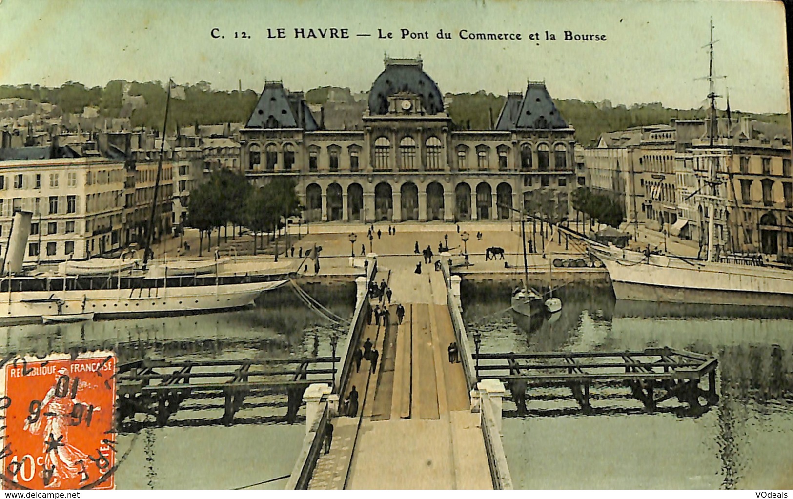 CPA - France - (76) Seine Maritime - Le Havre - Le Pont Du Commerce Et De La Bourse - Cap De La Hève