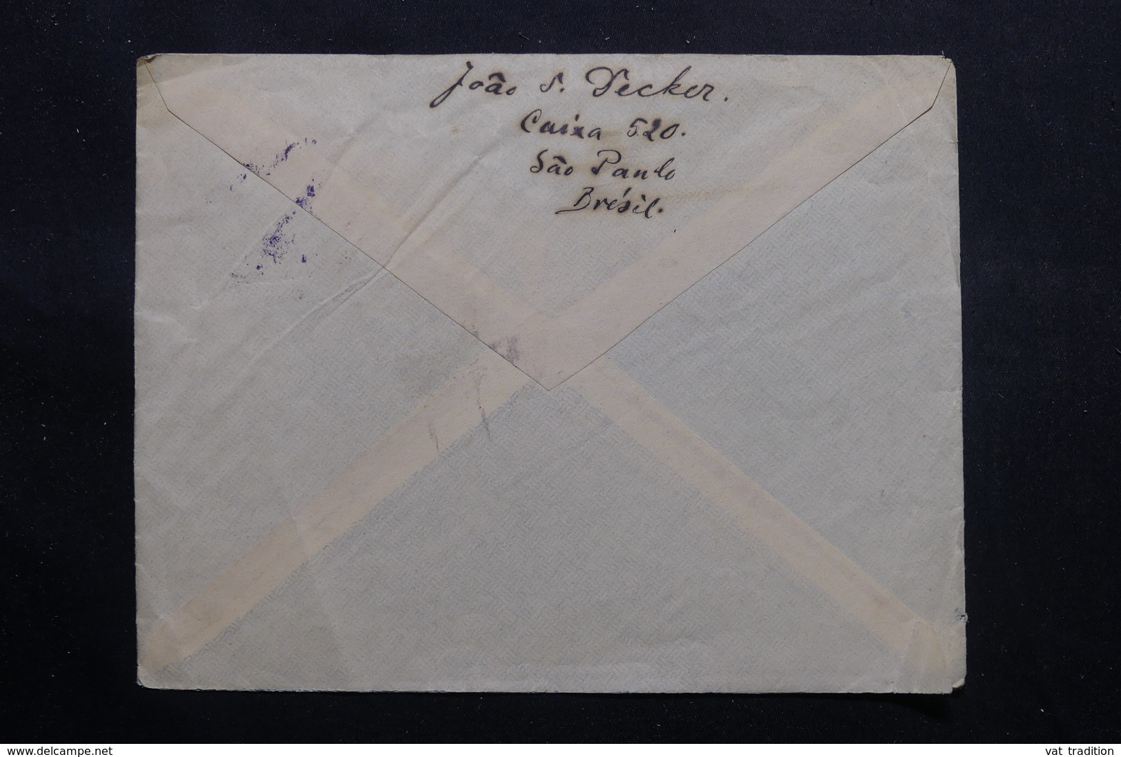 BRÉSIL - Enveloppe De Sao Paulo Pour La Belgique  - L 55143 - Cartas & Documentos