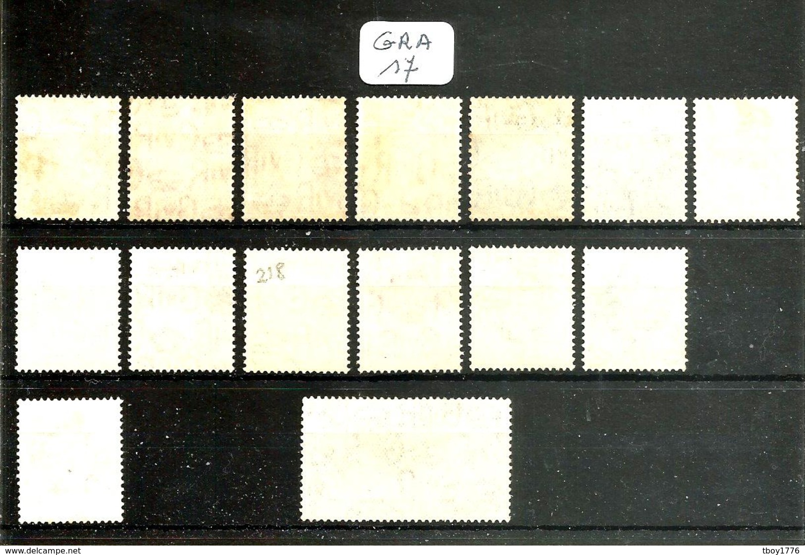 GRA YT 209 à 261 ( Sauf 221A/234/238/240/245/249/259 ) + 209A à 214A En Obl - Usati