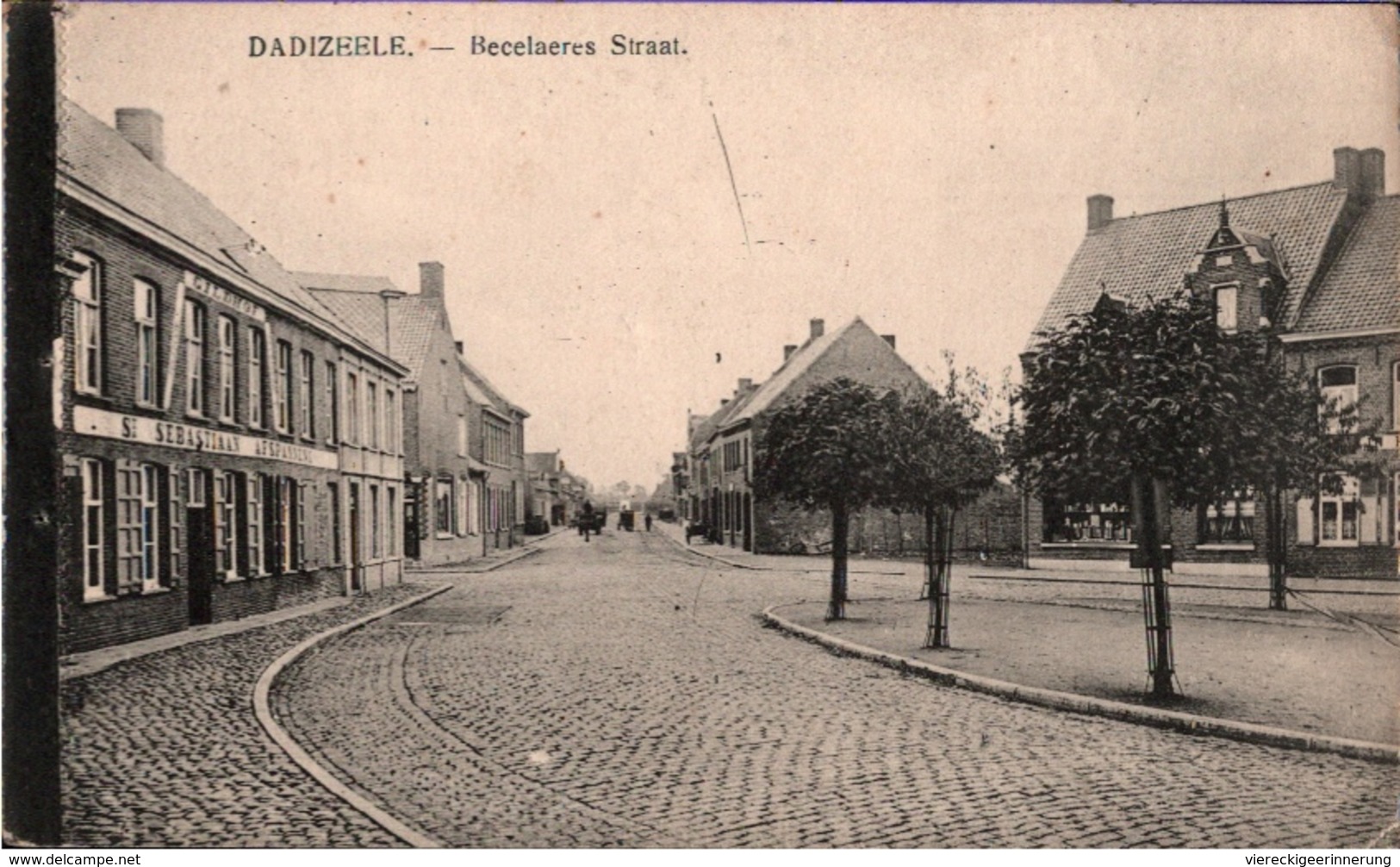 ! Cpa Dadizeele, Becelaeres Straat, Feldpostkarte, 1916, Belgien - Other & Unclassified