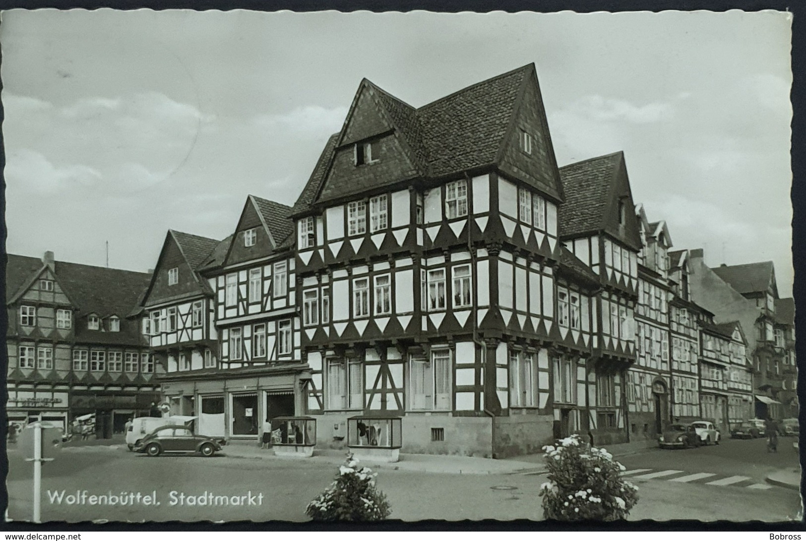 1962 PC, Wolfenbüttel Stadtmarkt To Bordeaux France, Germany, Allemagne - Wolfenbuettel