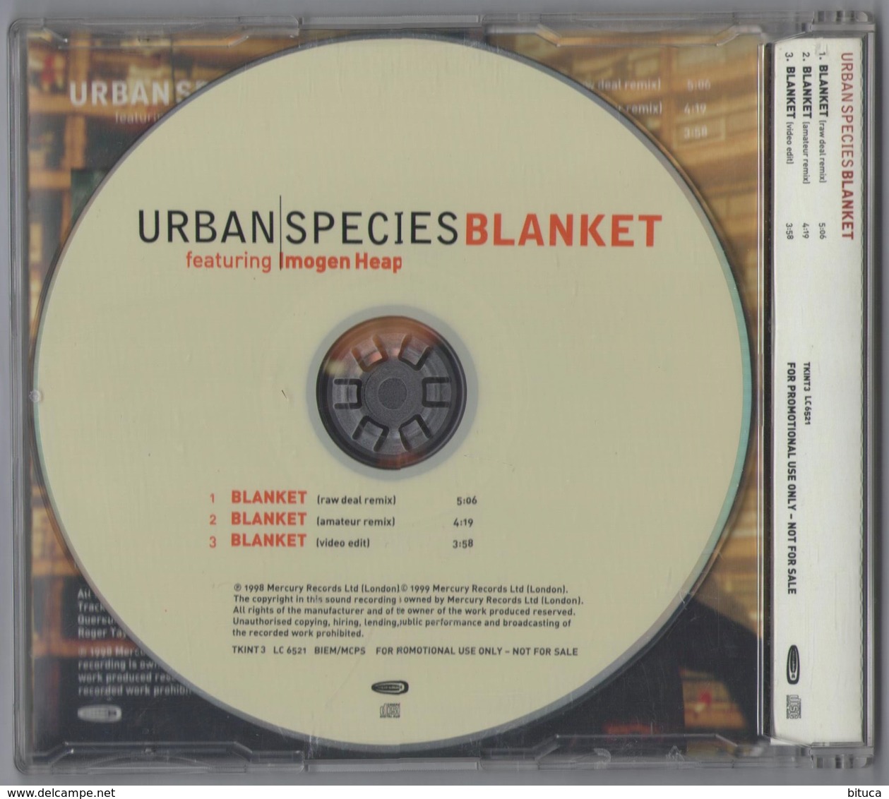 CD 3 TITRES COLLECTOR URBAN SPECIES BLANKET IMOGEN HEAP BON ETAT & RARE - Dance, Techno En House