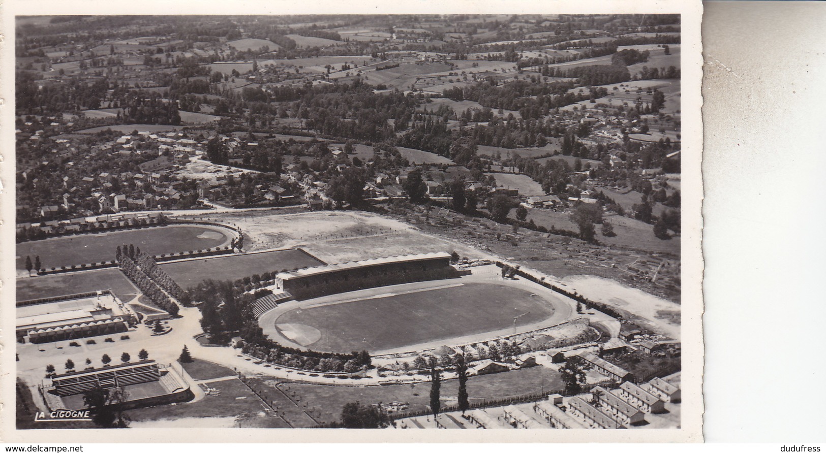 LIMOGES VUE AERIENNE   FORMAT CPA - Limoges