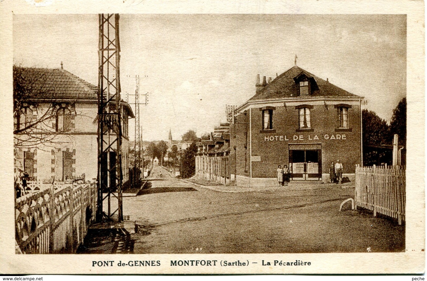 N°4942 T -cpa Pont De Gennes -Montfort -La Pécardière- - Montfort Le Gesnois