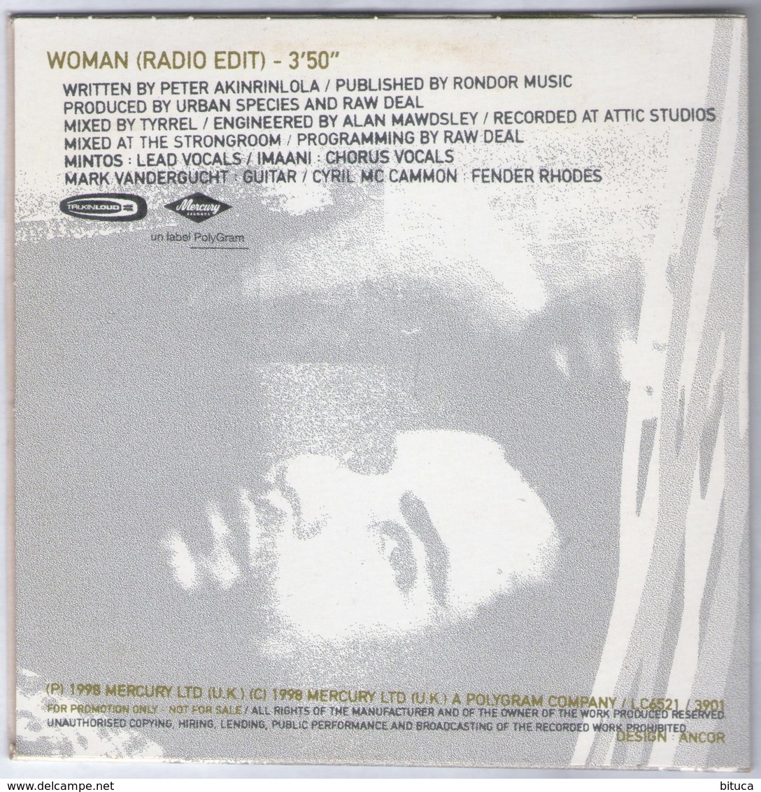 CD 1 TITRE COLLECTOR URBAN SPECIES WOMAN BON ETAT & RARE - Dance, Techno En House