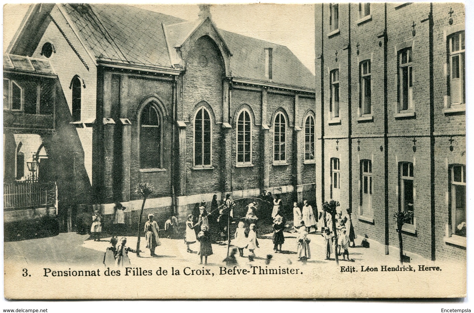 CPA - Carte Postale - Belgique - Befve - Thimister - Pensionnat Des Filles De La Croix - 1912 ( SVM11753) - Thimister-Clermont