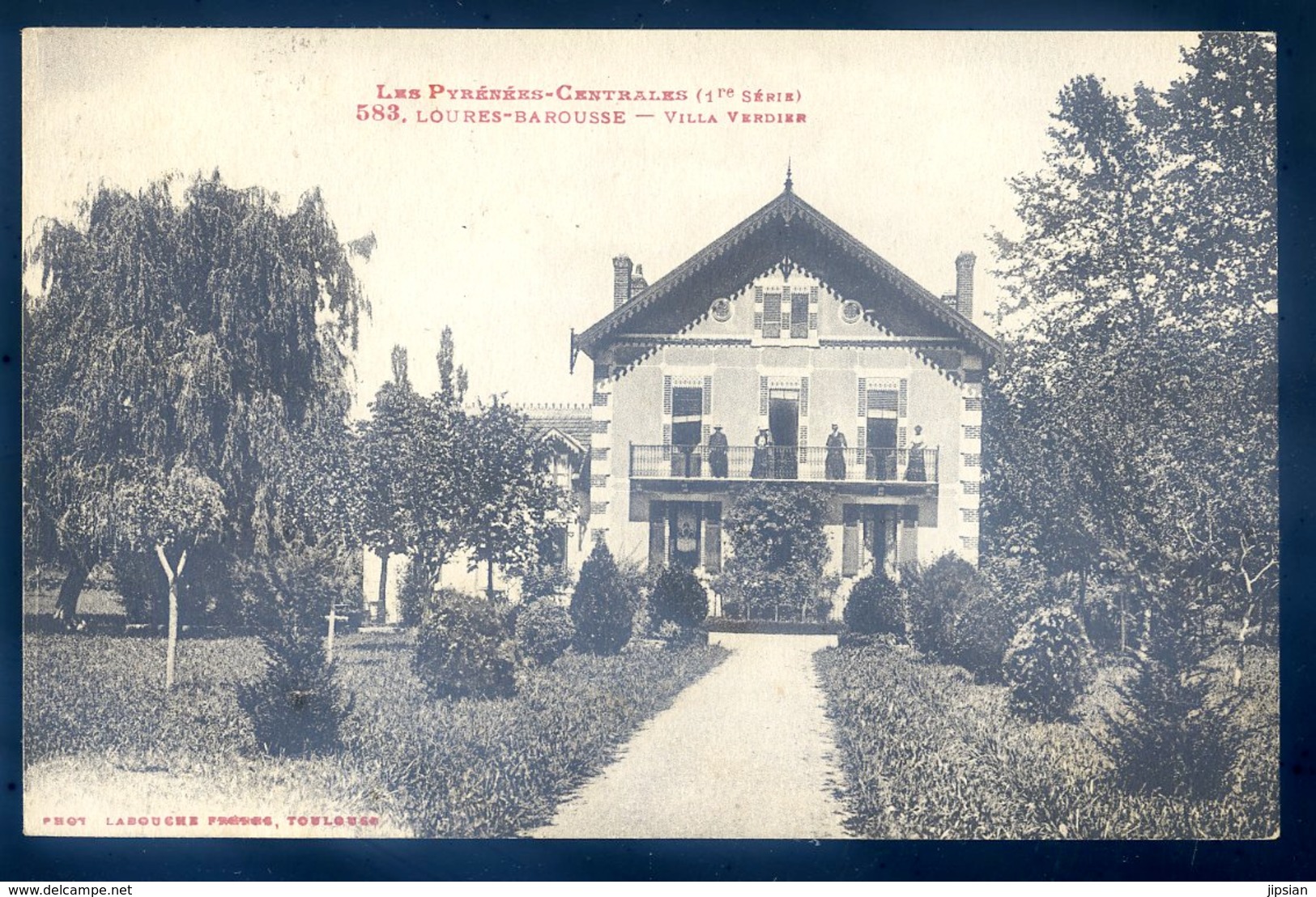 Cpa Du 65  Loures Barousse  Villa Verdier  DEC19-42 - Mauleon Barousse