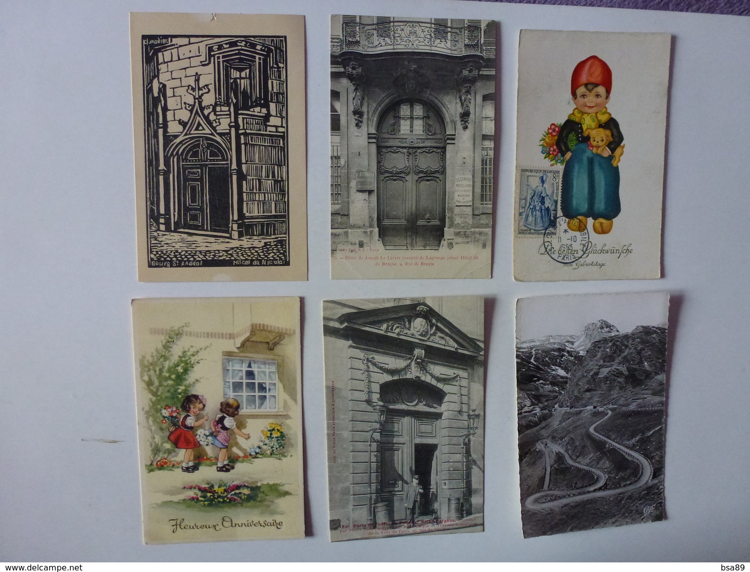 LOT DE 50 CPA , VOIR SCAN - 5 - 99 Postcards