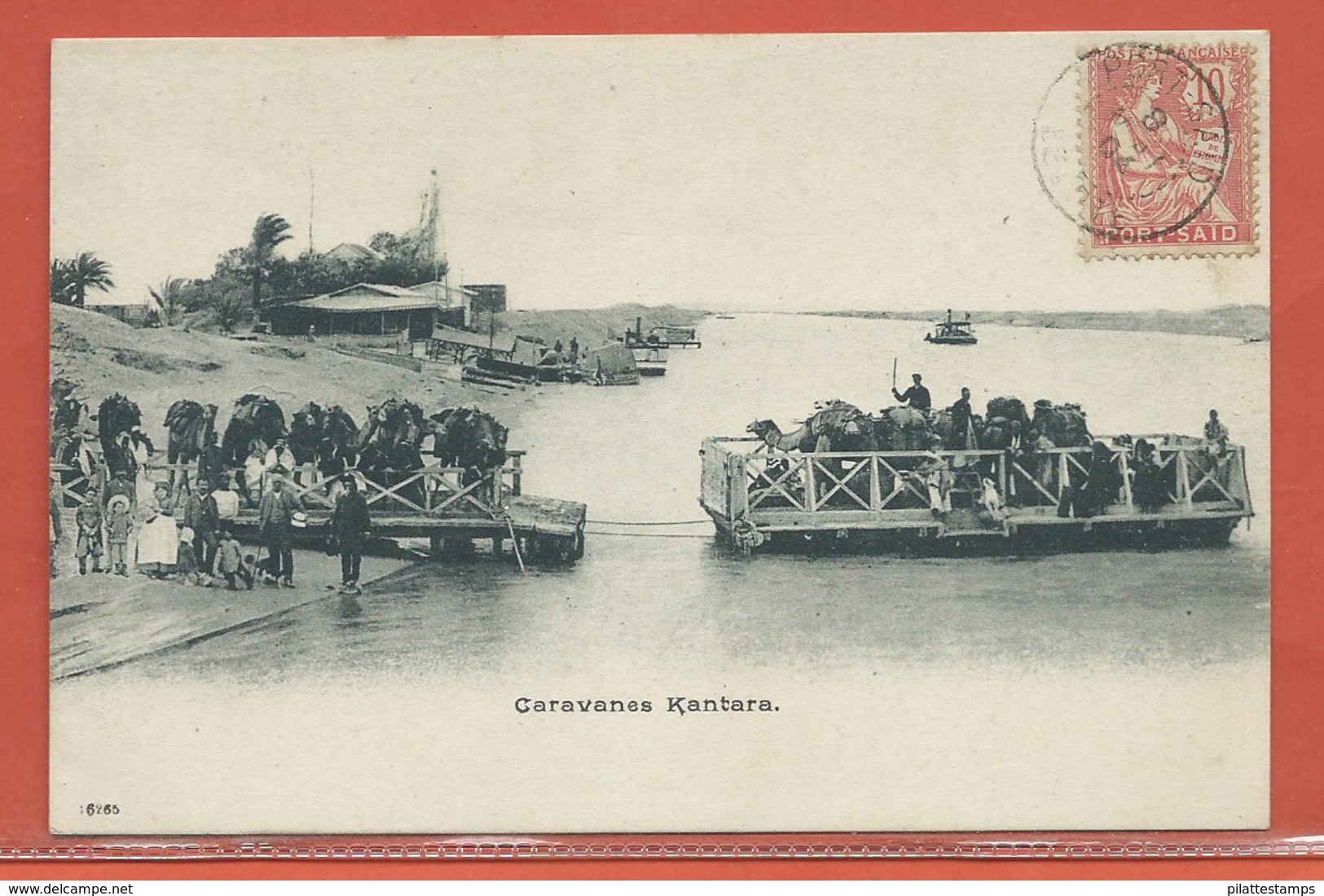 PORT SAID CARTE POSTALE AFFRANCHIE DE 1904 - Covers & Documents