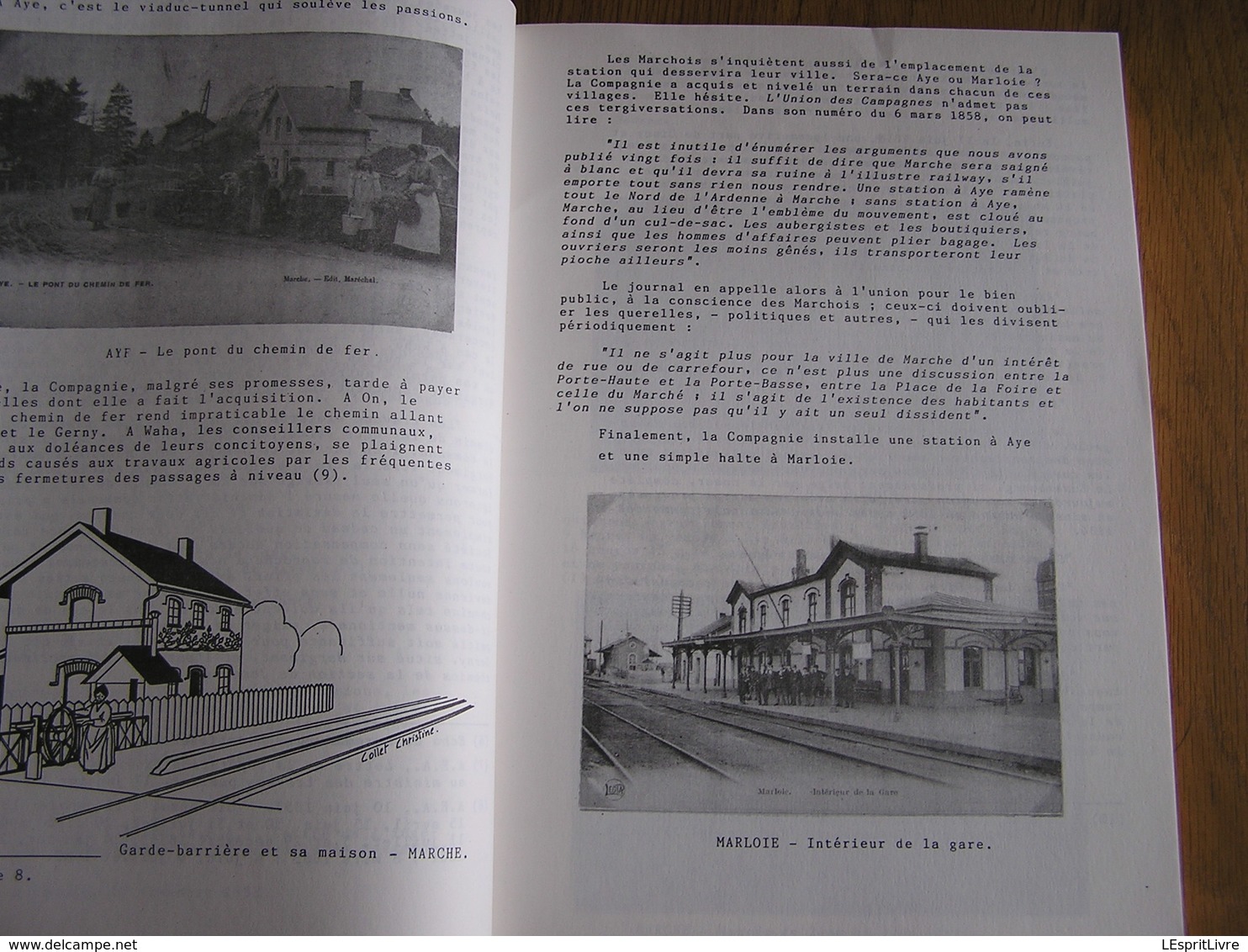 ANNALES DU CERCLE HISTORIQUE 1/1986 Marche En Famenne Régionalisme Naissance Chemins De Fer Gare Aye Marloie Campagnes - België