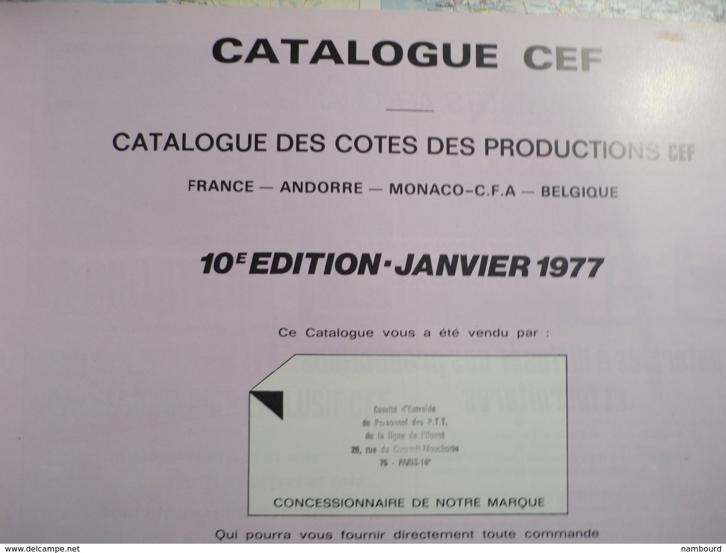 Catalogue Des éditions CEF 1977 Sans Numéro Spécial Catalogue - Andere & Zonder Classificatie