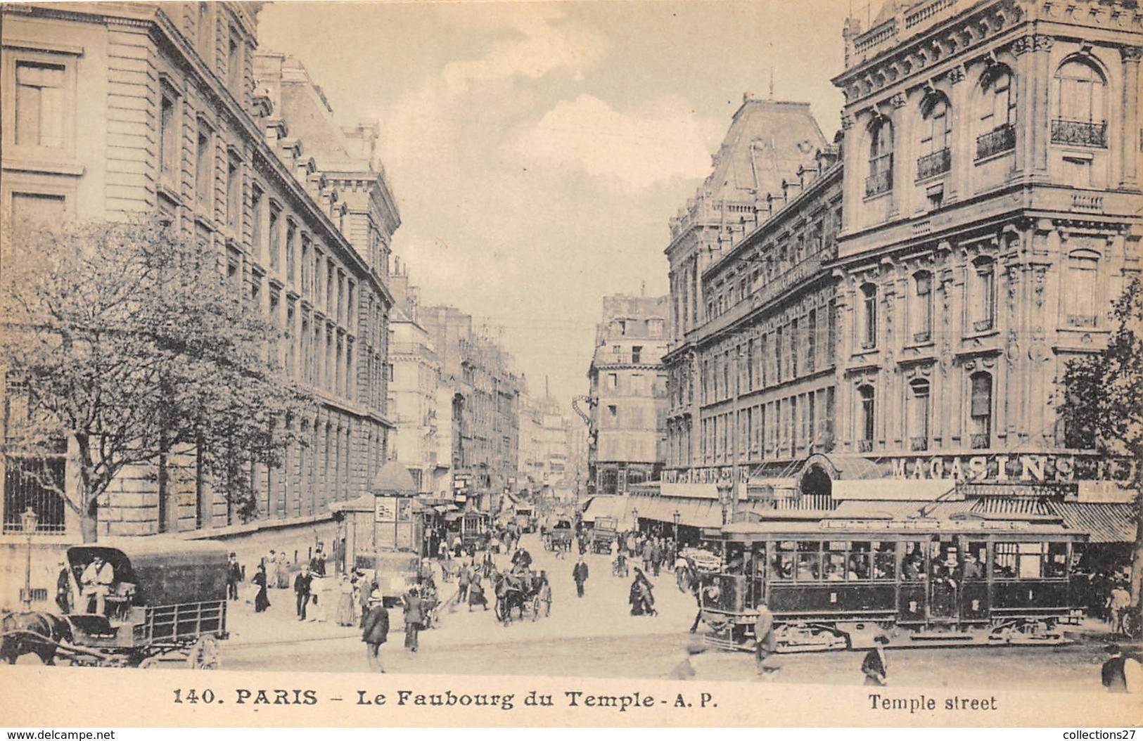 75010-PARIS- LE FAUBOURG DU TEMPLE - Arrondissement: 10