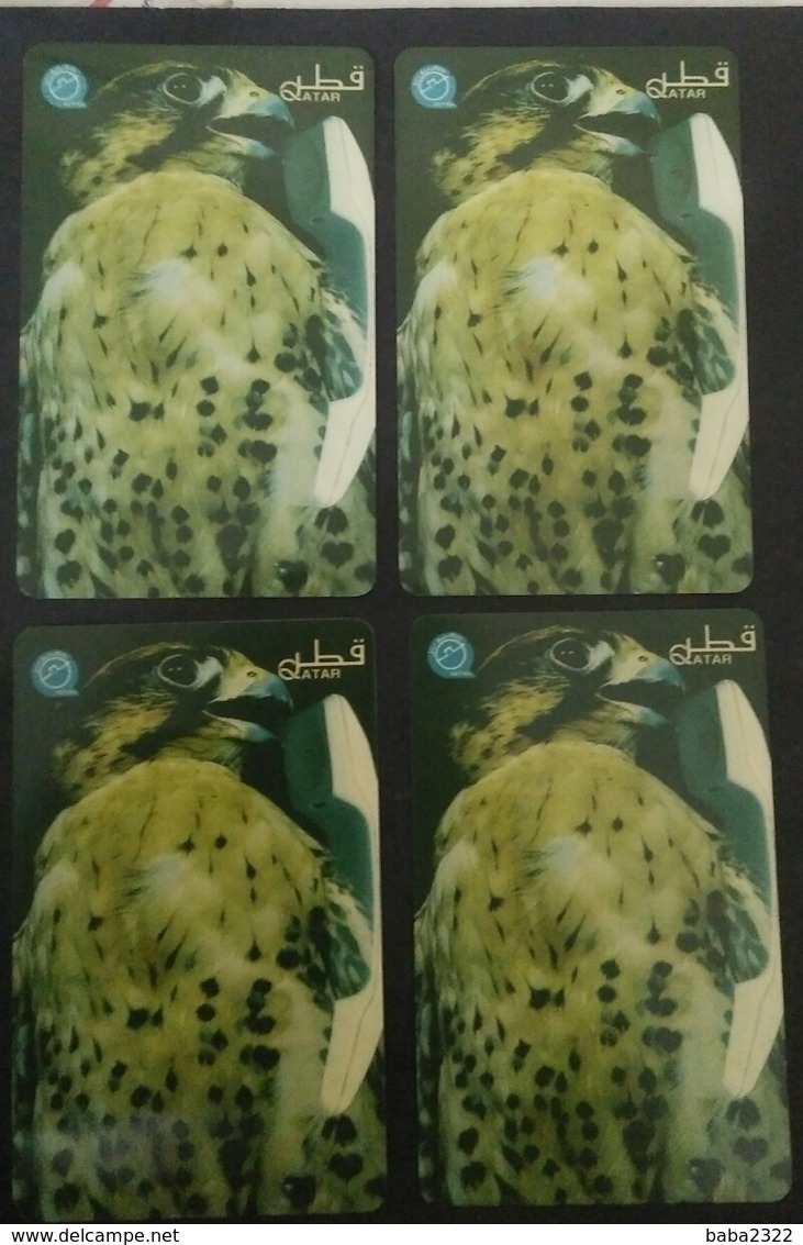 Qatar Telephone Card Falcon 4 Nos Lot - Qatar