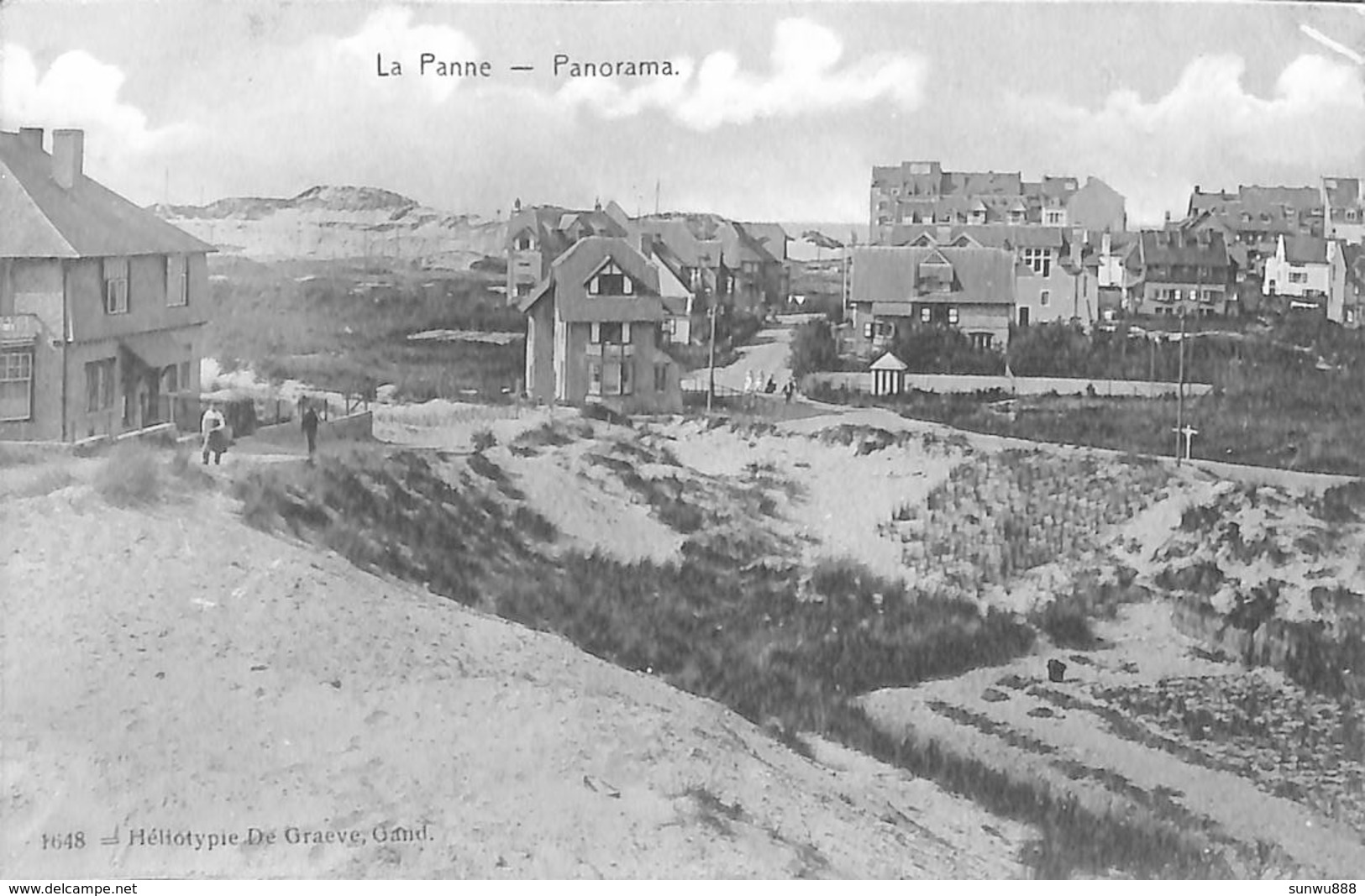 La Panne - Panorama (Héliotypie De Graeve, Animée 1909 Star) - De Panne