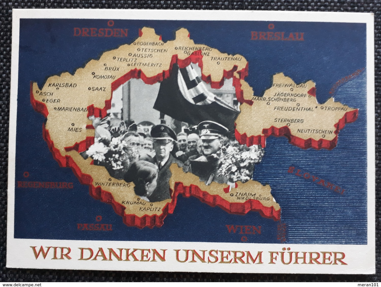 DR 1938, Postkarte P275, SUDETENLAND Ungebraucht - Briefe U. Dokumente