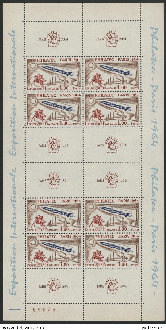 BF N° 6b Cote 300 € Neuf ** (MNH) PHILATEC Paris 1964 Avec NUMEROTATION "69623". TB - Nuovi