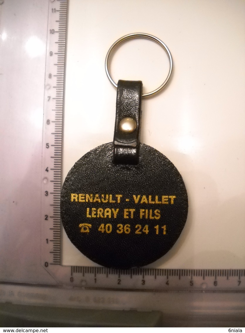 1050 Porte Clefs  RENAULT VALLET  Leray Et Fils                          Automobile - Porte-clefs