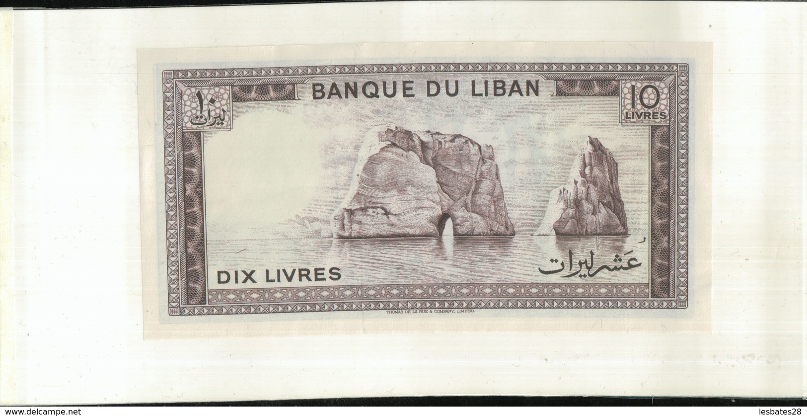 Liban  Banque  10  Livres  (cahier Billet 03) - Liban