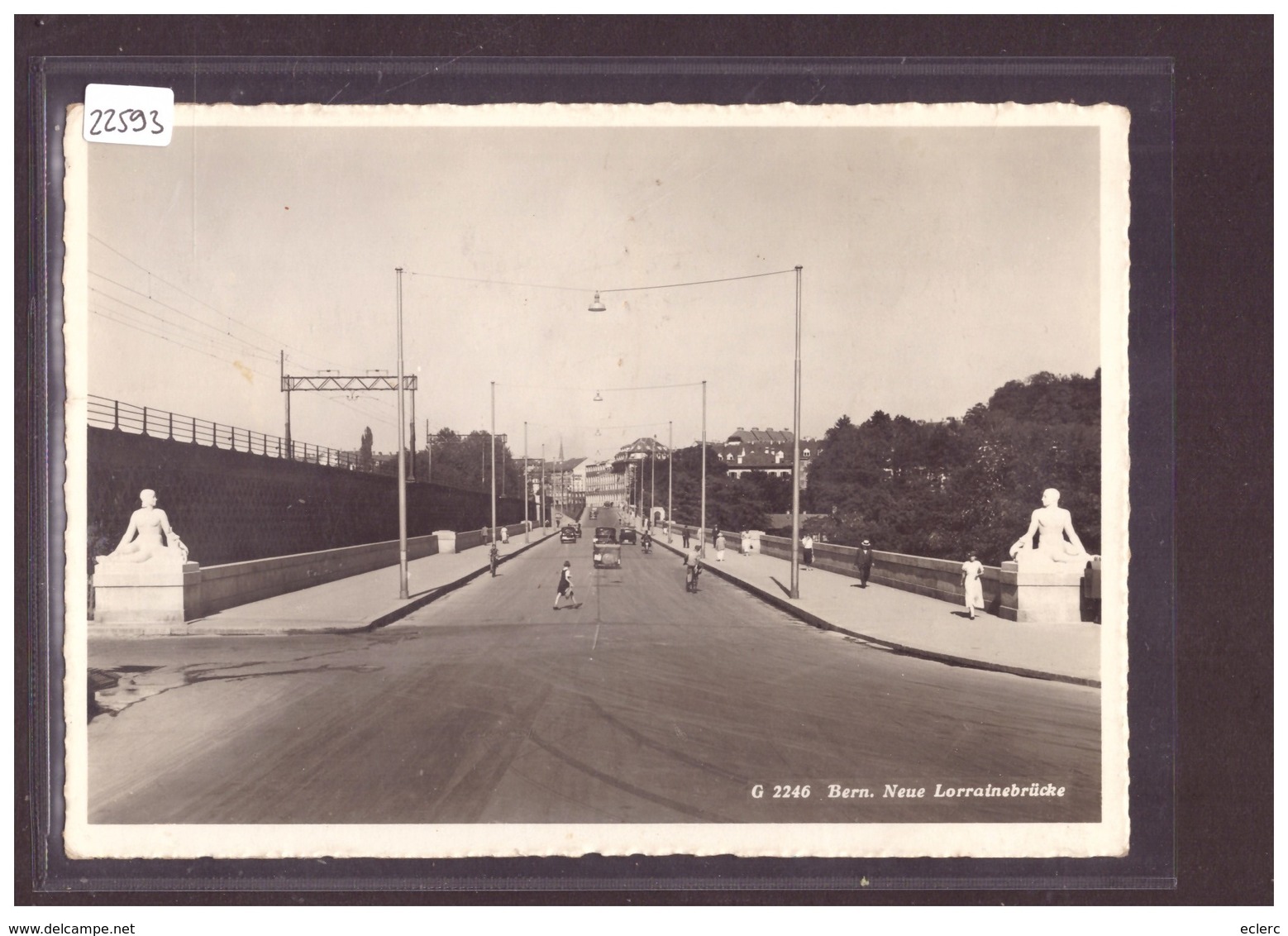 GRÖSSE 10x15cm - BERN - NEUE LORRAINEBRÜCKE - TB - Berna