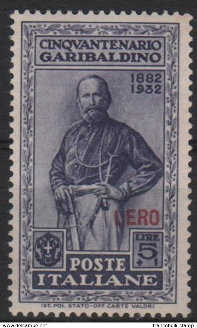 1932 Egeo Garibaldi MH - Ägäis (Lero)