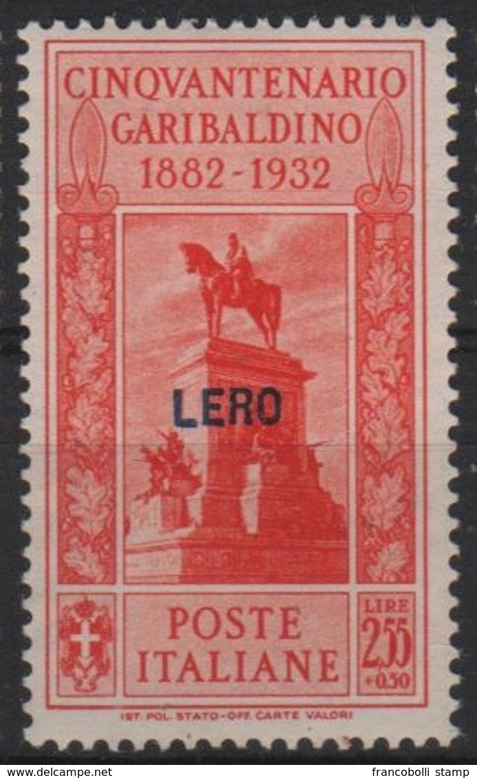 1932 Egeo Garibaldi MH - Aegean (Lero)