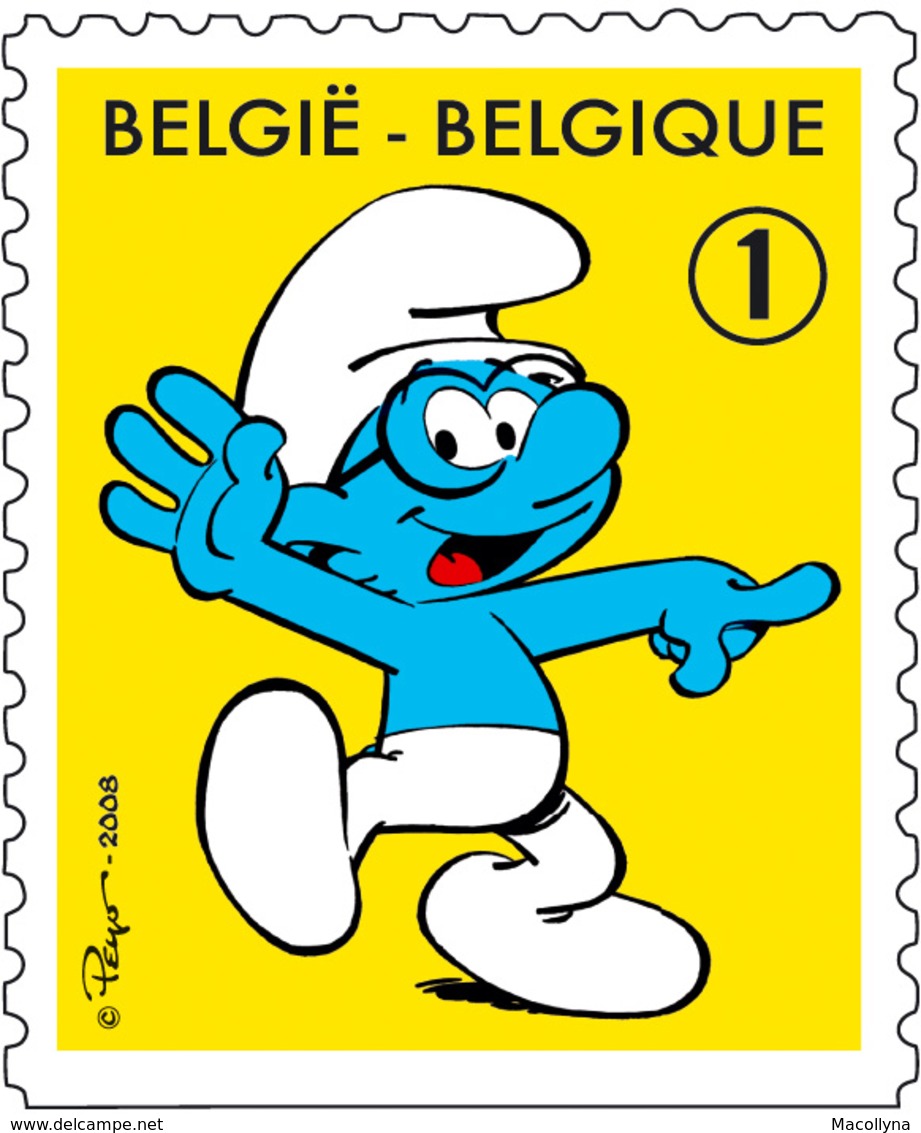 Boekje 95**/ Carnet 95 Smurfen - Les Schtroumpfs - 50 Jaar Peyo (Pierre Culliford) 3814/23** MNH