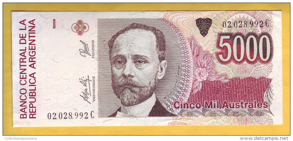 ARGENTINE - Billet De 5000 Australes. Pick: 330e. NEUF - Argentina