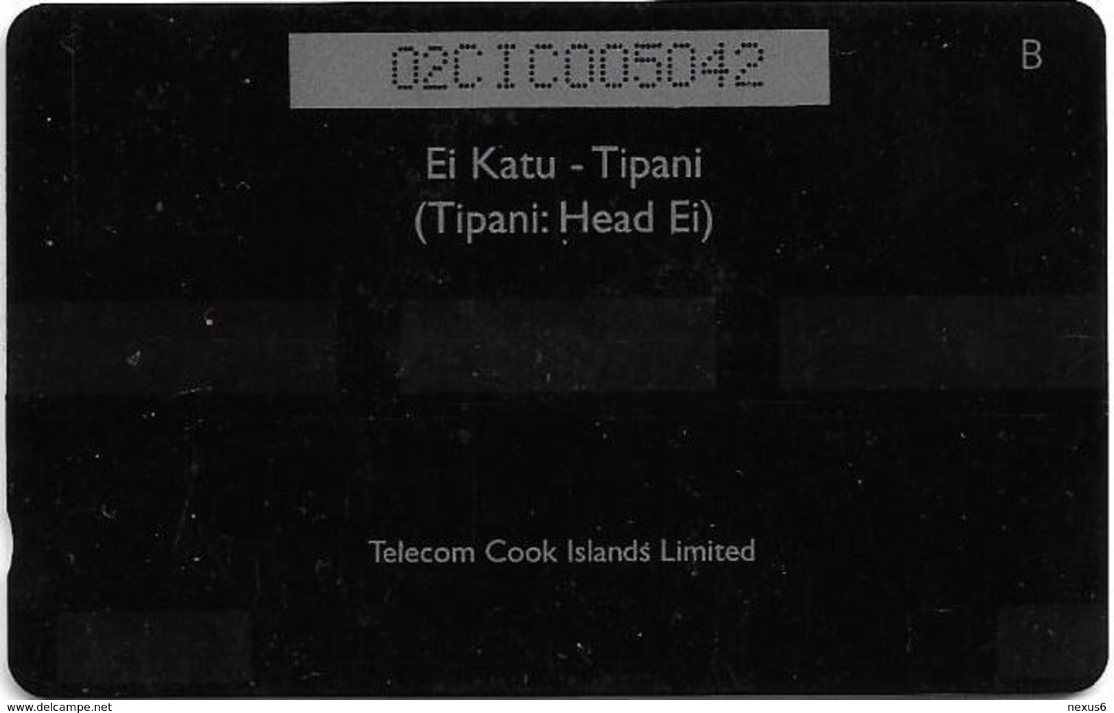 Cook Islands - Ei Katu, Tipani $10, 02CIC, 10,000ex, Used - Cook-Inseln