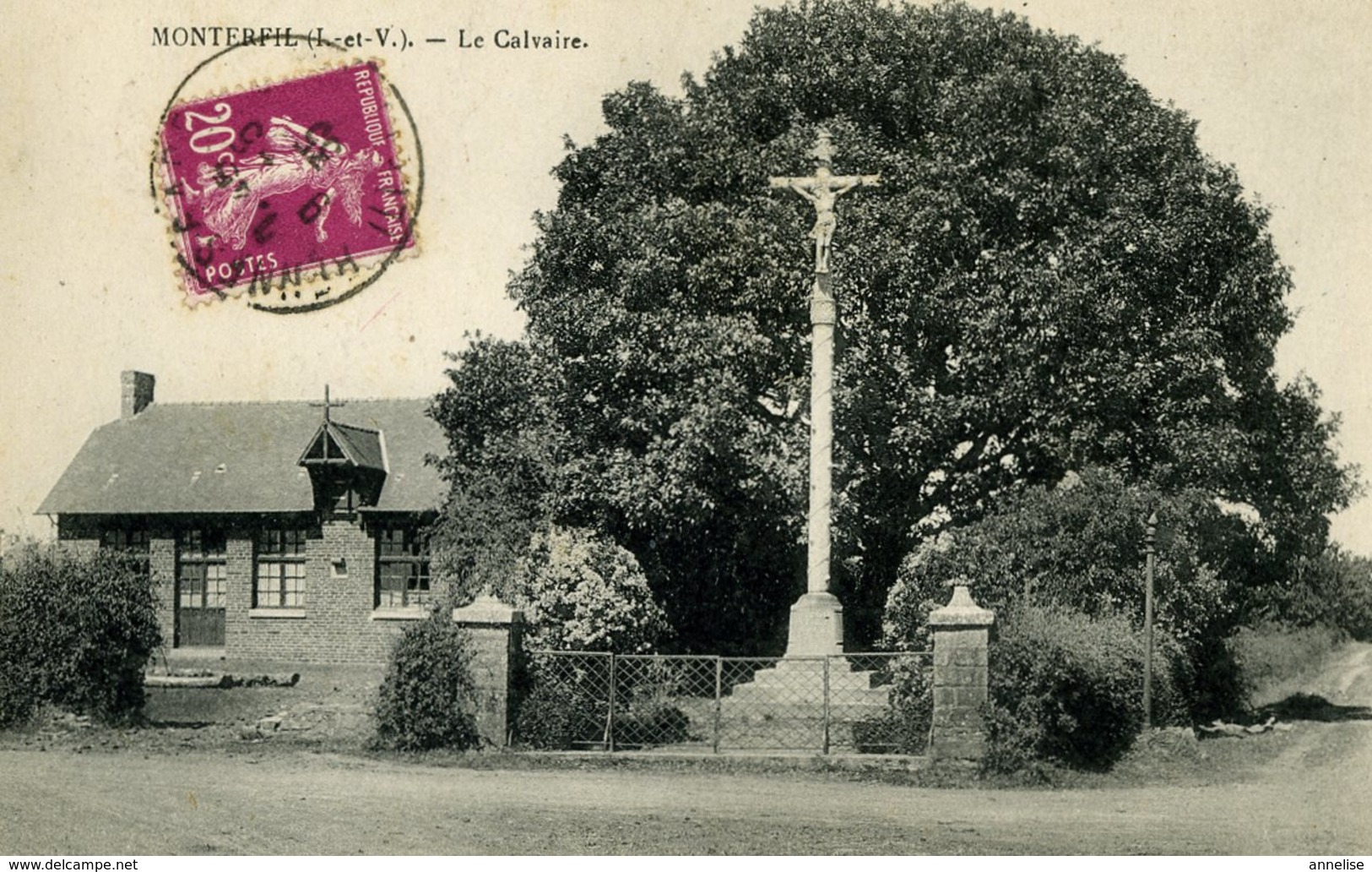 35 MONTERFIL Le Calvaire 1920 - Autres & Non Classés