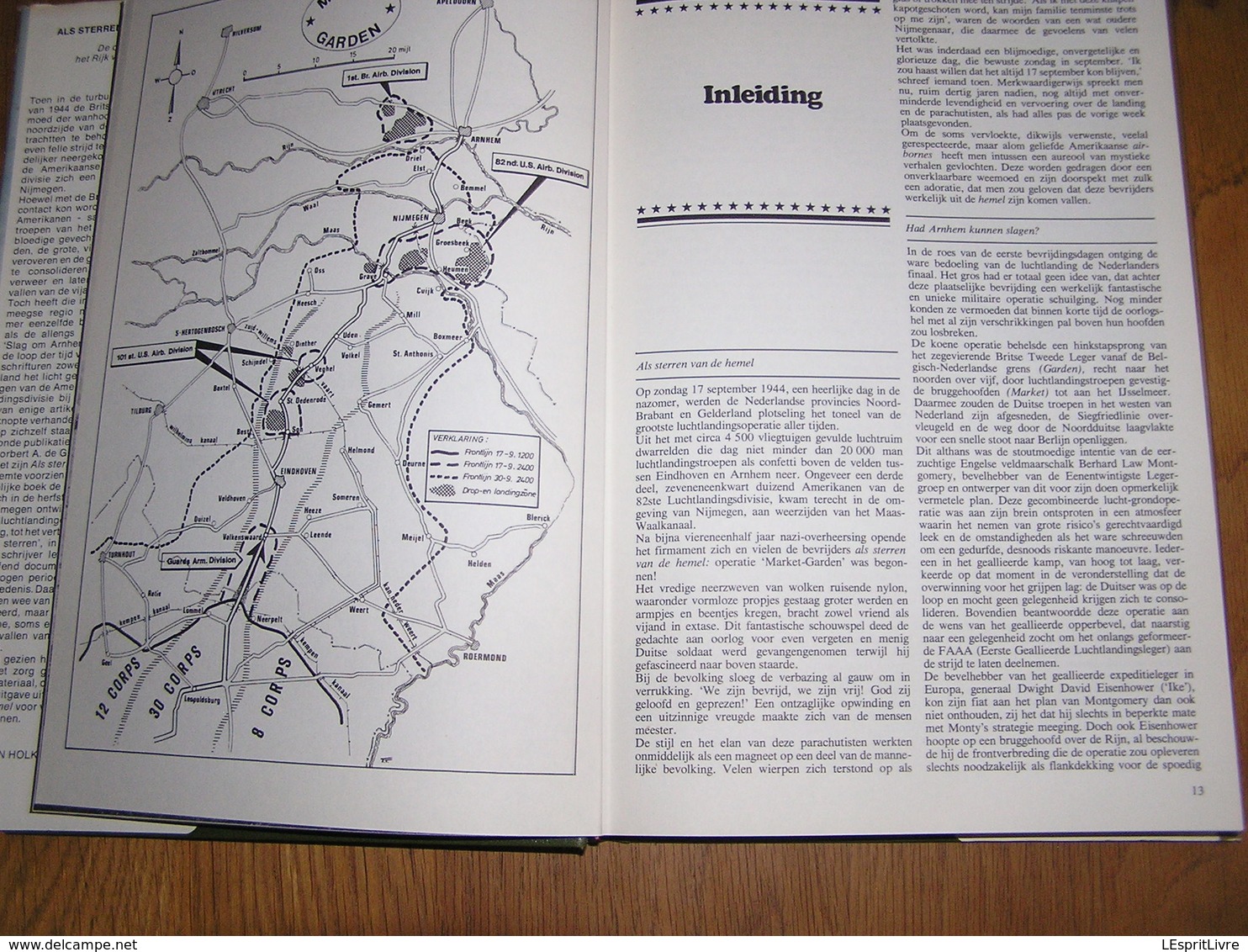 ALS STERREN VAN DE HEMEL Oorlog In Het Rijk Van Nijmegem 1944 Guerre 40 45 Airborne Holland Pays Bas Hollande Us Army - Guerre 1939-45