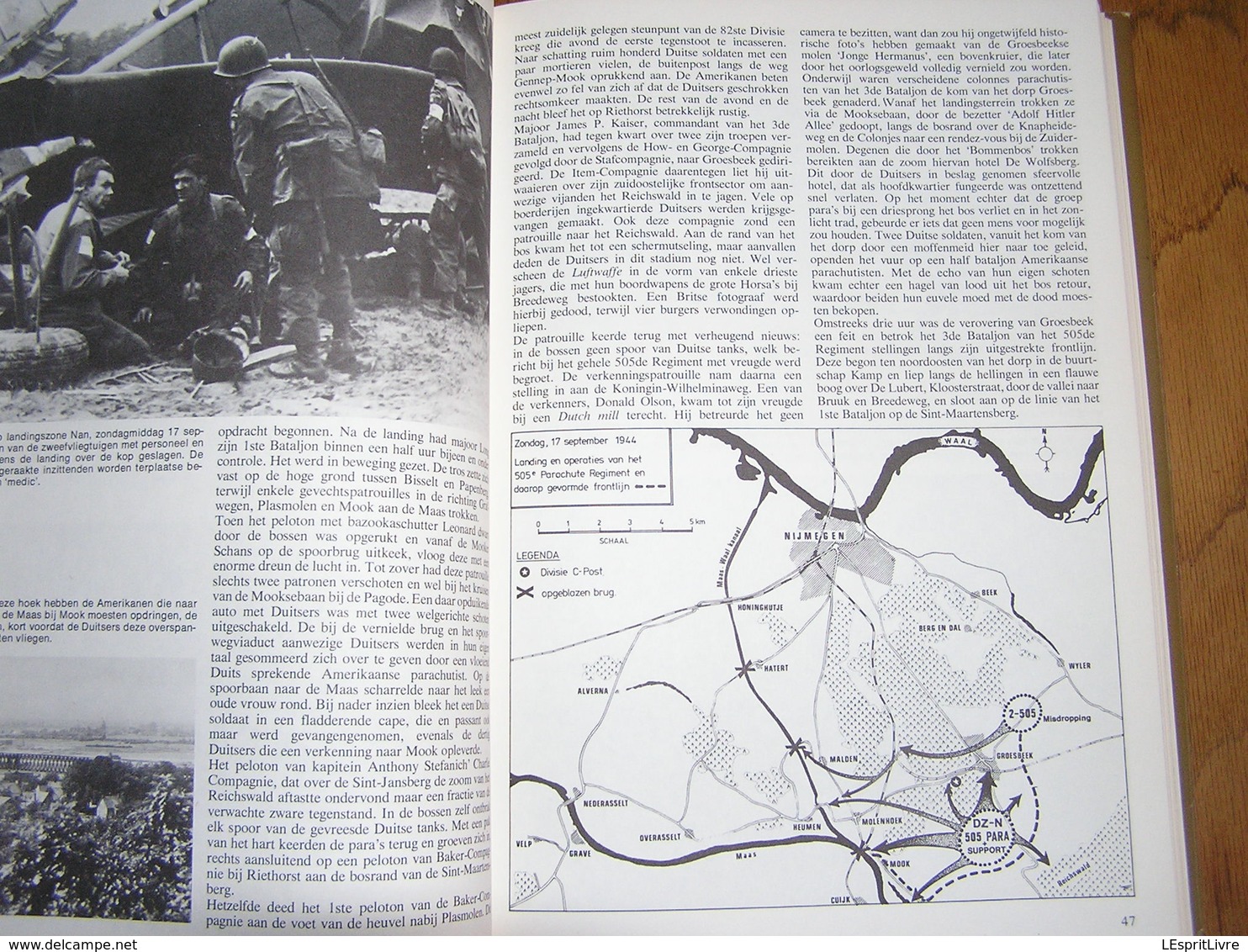 ALS STERREN VAN DE HEMEL Oorlog in het Rijk van Nijmegem 1944 Guerre 40 45 Airborne Holland Pays Bas Hollande Us Army