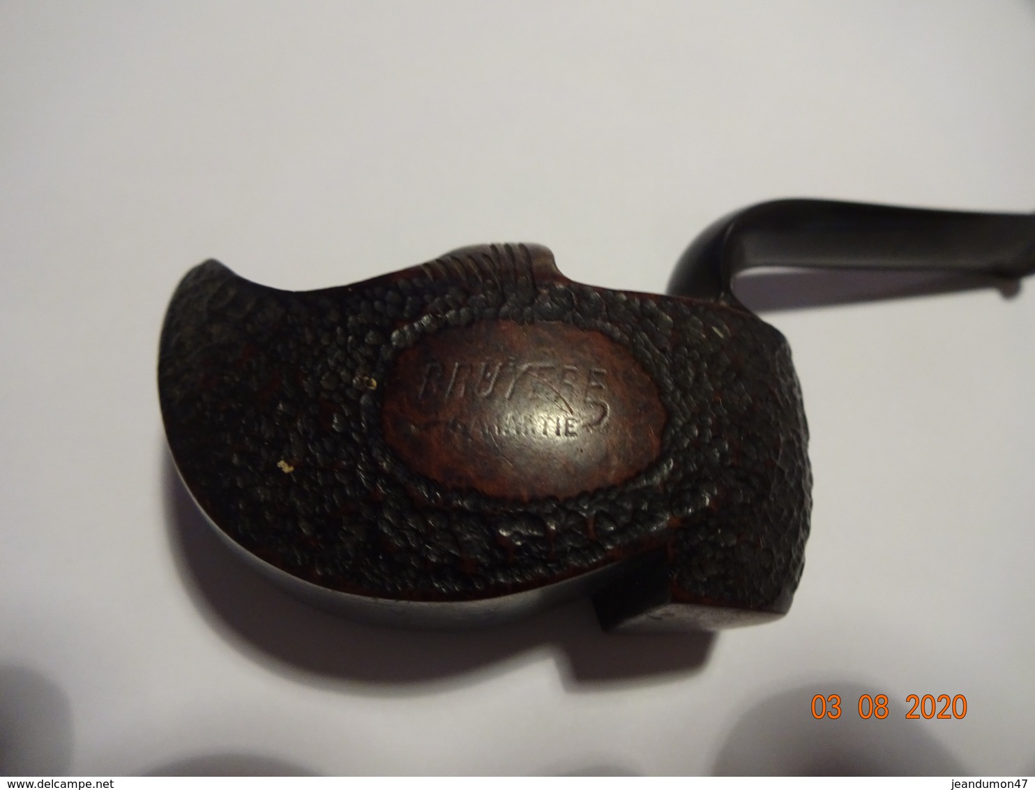 VERITABLE PETITE PIPE EN BRUYERE ( Voir Photo BRUYERE Garantie ) 28 Grs. FORME DE SABOT. A SERVIE - Heather Pipes