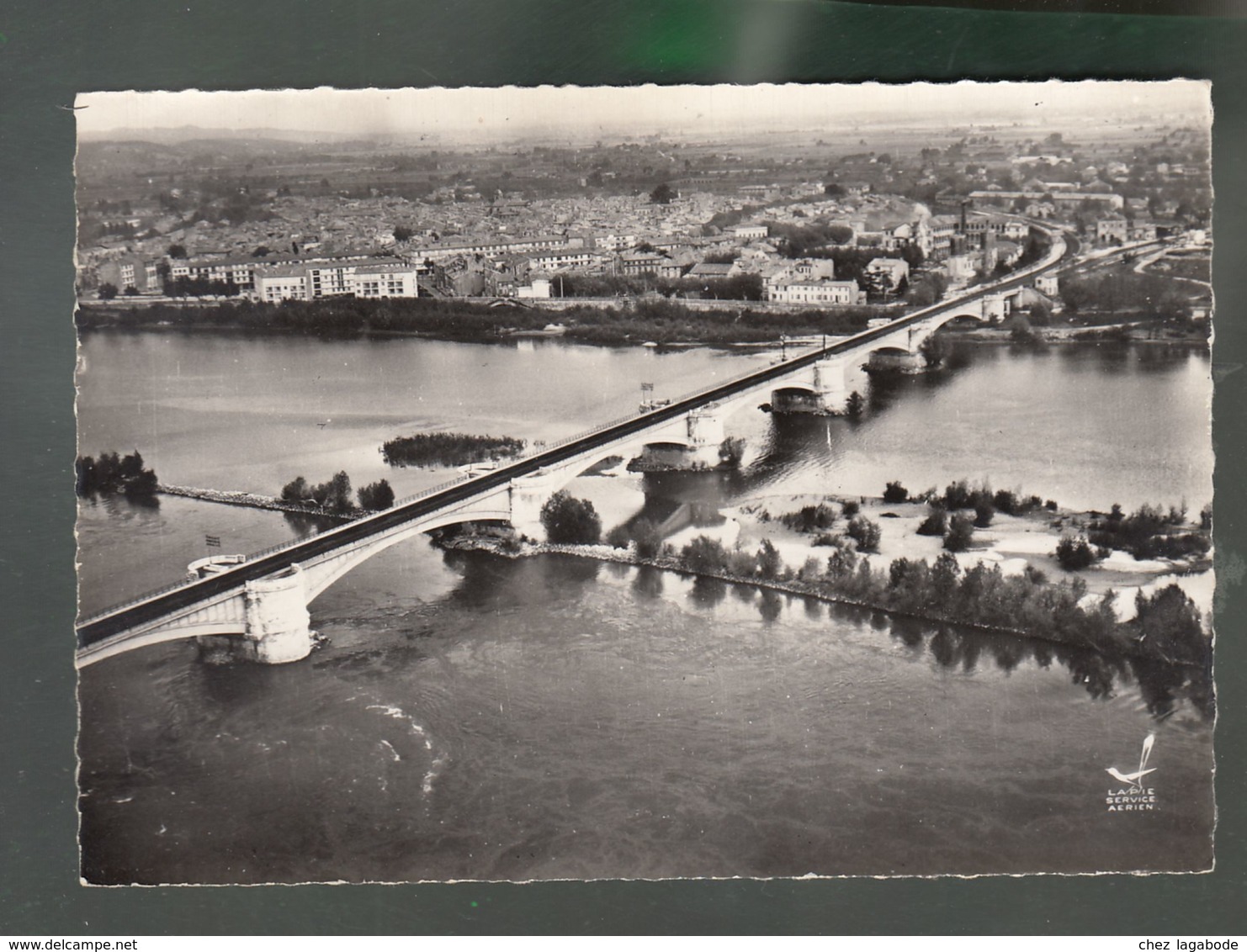 CP (13) En Avion Au Dessus De ...  Tarascon - Pont Du Chemin De Fer Sur Le Rhône - Tarascon