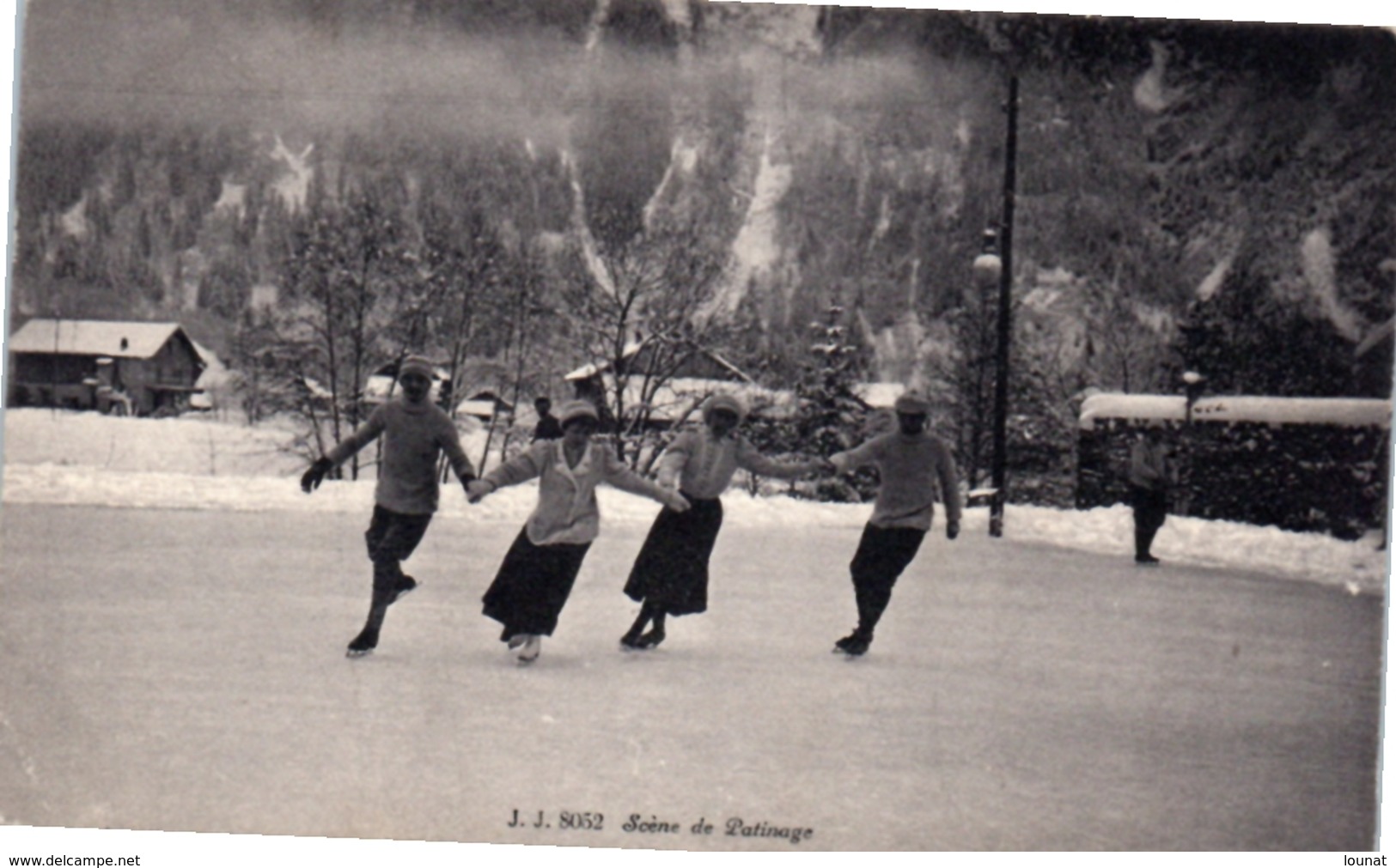 Sport - Patinage - Scène De Patinage (écrite Et Voyagée) - Pattinaggio Artistico