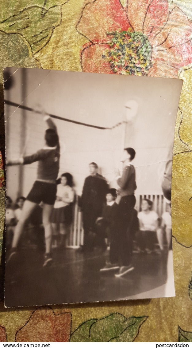 RUSSIA. USSR   Volleyball, Men Team. OLD USSR Original Photo PC Size. 1960s - Volleyball