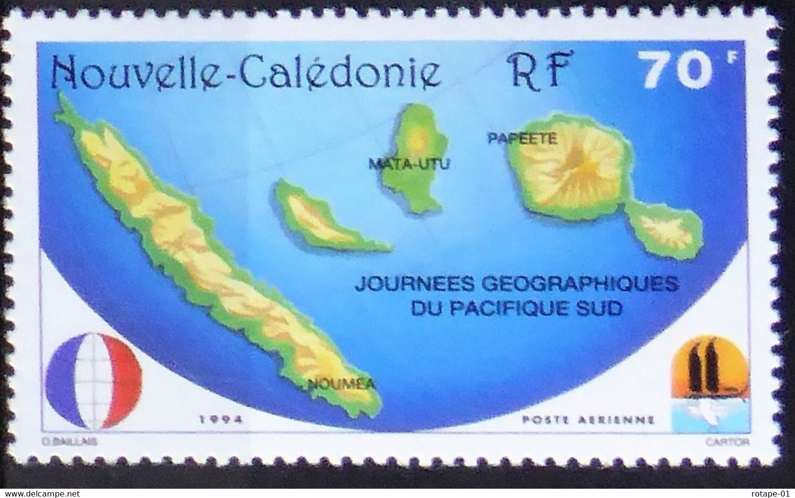 Nouvelle Caédonie 1994:YT N°A312 - Usati