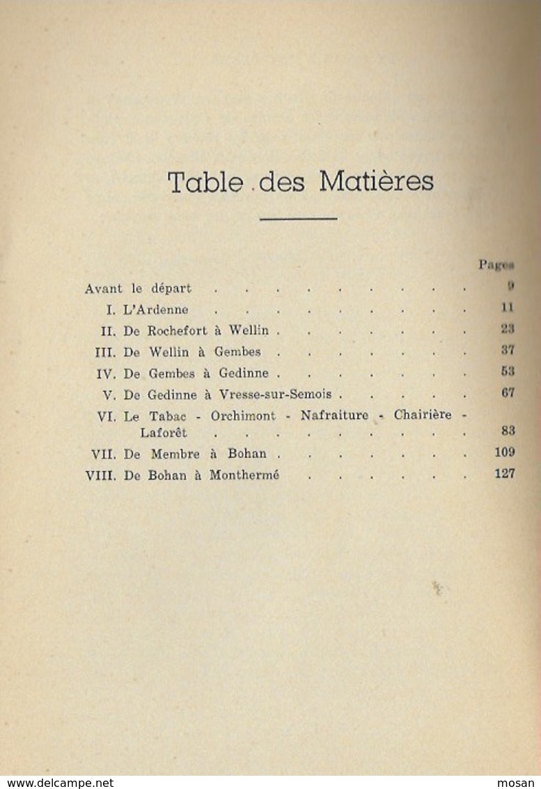 De La Haute Lesse à La Semois. Adrien De Prémorel. Ardenne Rochefort Wellin Gembes Gedinne Vresse Orchimont Nafraiture - Belgique