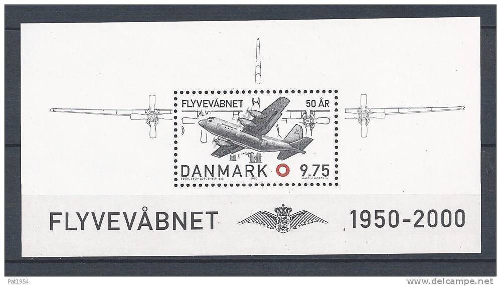 Danemark 2000 Bloc Feuillet N° 17 Neuf, Avion, Armée De L'air - Blocks & Kleinbögen